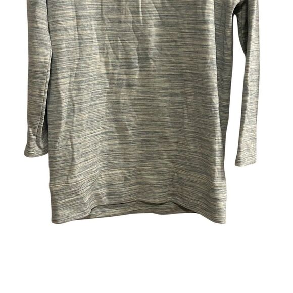 Lou & Grey Women's Gray Hoodie Jacket Size M Casual Fall - Picture 12 of 14